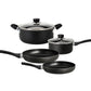 Kit Cocina Cacerolas + Sarten Linea Hudson Aluminio