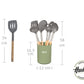 Set Hudson de 6 Utensilios de Nylon OLIVE