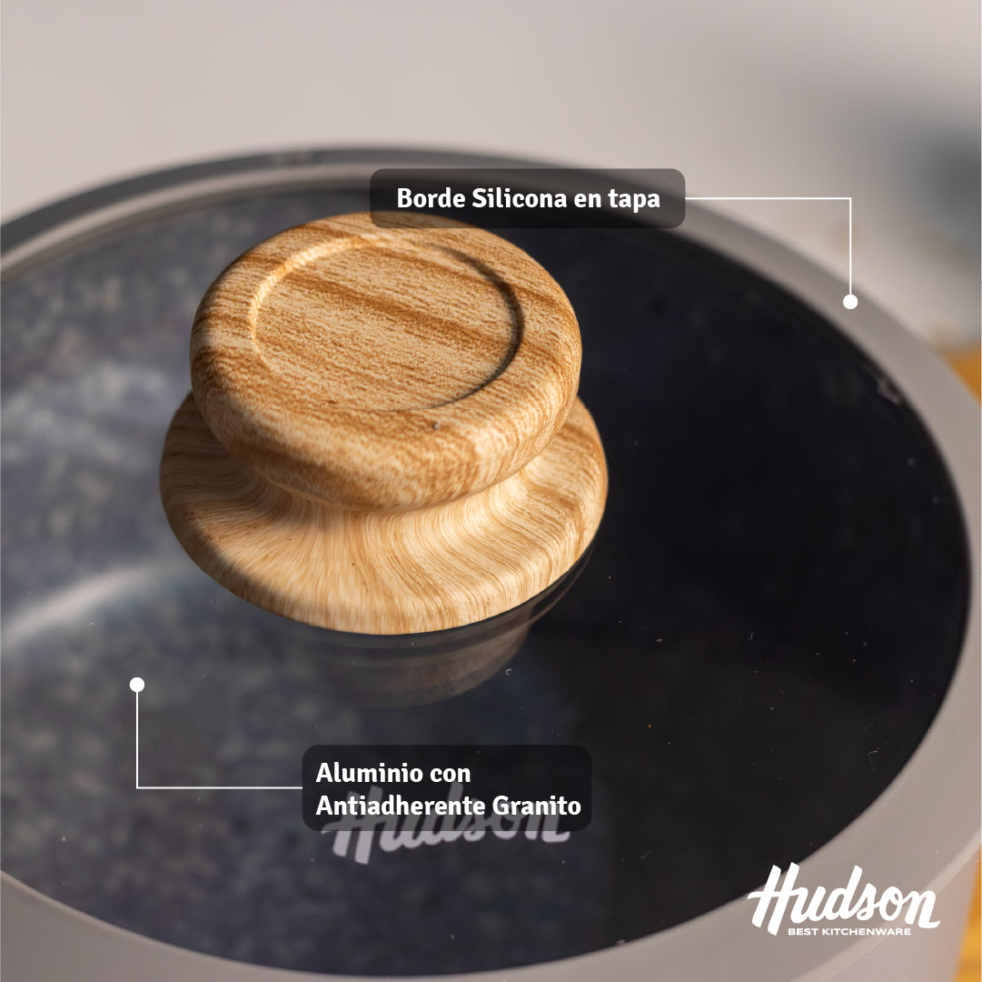 Olla Antiadherente 18 Cm Línea Nueva Granito