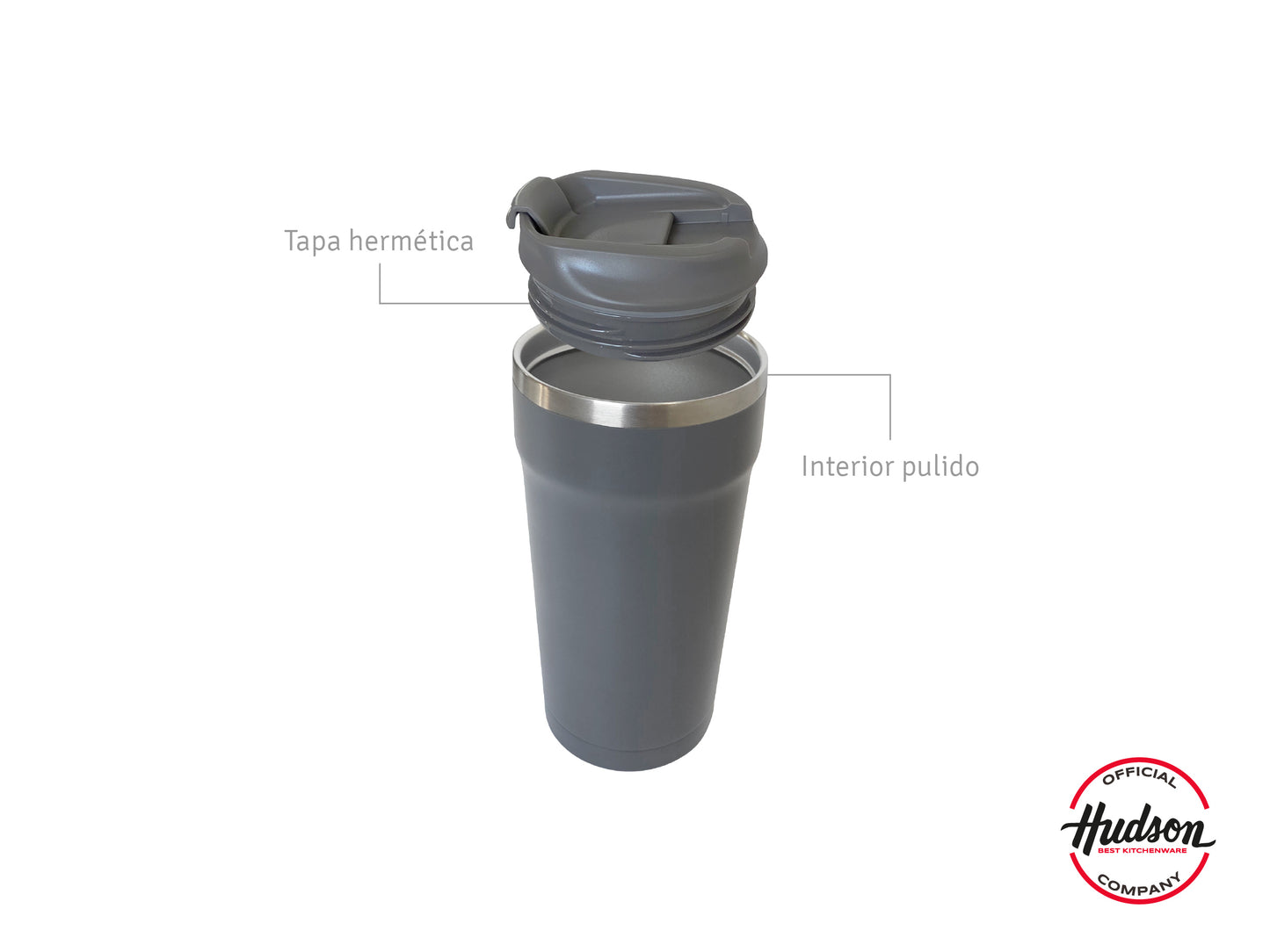 Vaso Térmico Para Café De 470ml Blanco